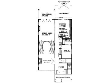 1st Floor Plan, 012H-0275