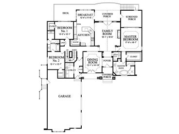 1st Floor Plan, 049H-0001