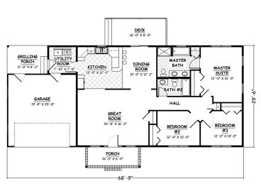 Floor Plan, 078H-0067