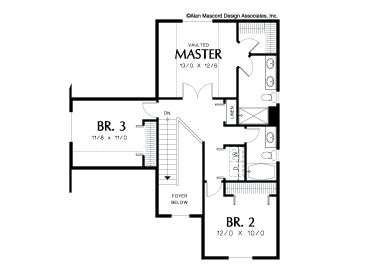 2nd Floor Plan, 034H-0092