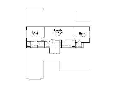 2nd Floor Plan, 031H-0291
