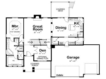 1st Floor Plan, 031H-0293
