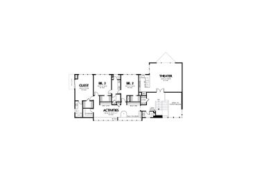 2nd Floor Plan, 034H-0047