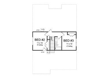 2nd Floor Plan, 059H-0212