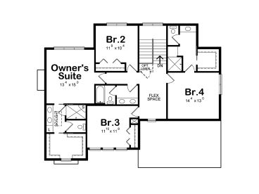 2nd Floor Plan, 031H-0282