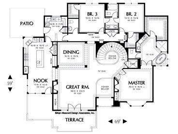2nd Floor Plan, 034H-0083