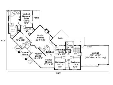 Opt. Floor Plan, 051H-0332