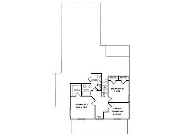 2nd Floor Plan, 019H-0058