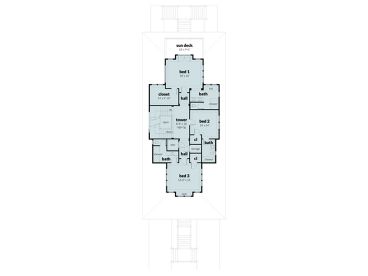 2nd Floor Plan, 052H-0159