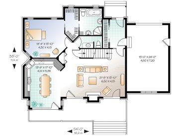1st Floor Plan, 027H-0107