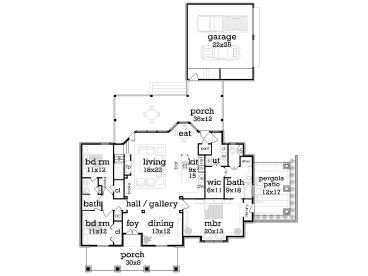 1st Floor Plan, 021H-0262