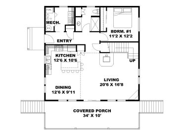 1st Floor Plan, 012H-0298