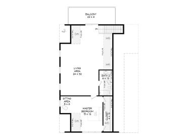 2nd Floor Plan, 062H-0391