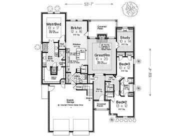 Floor Plan, 002H-0121