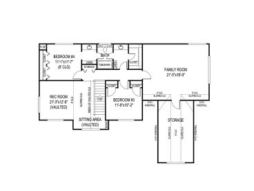 2nd Floor Plan, 044H-0026