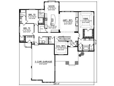 1st Floor Plan, 020H-0447