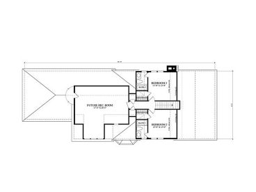 2nd Floor Plan, 063H-0115