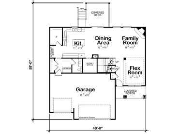 1st Floor Plan, 031H-0493