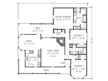 Floor Plan, 054H-0104