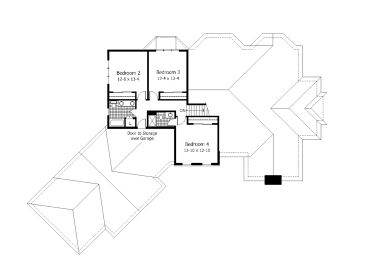 2nd Floor Plan, 023H-0055
