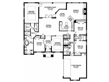 Floor Plan, 064H-0081