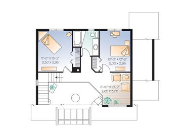 2nd Floor Plan, 027H-0125