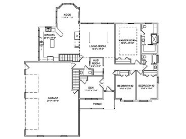 Floor Plan, 048H-0017