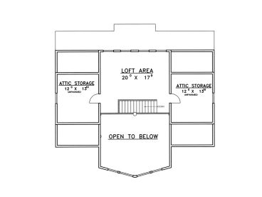 2nd Floor Plan, 012H-0055