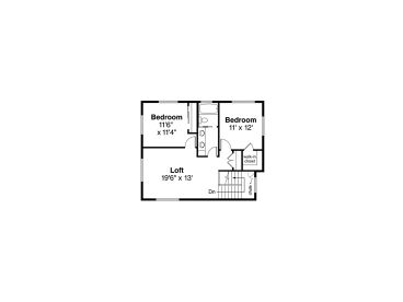 2nd Floor Plan, 051H-0345