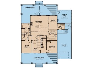 1st Floor Plan, 074H-0088