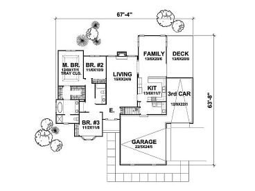 Floor Plan, 016H-0058
