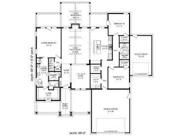 Floor Plan, 062H-0152