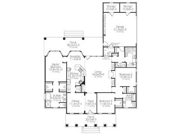 1st Floor Plan, 042H-0008