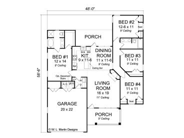 Floor Plan, 059H-0129