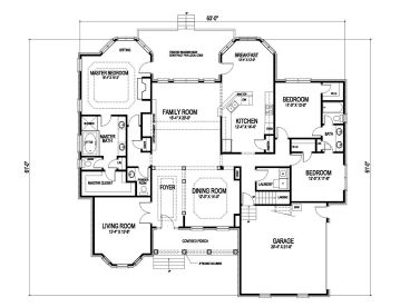 1st Floor Plan, 058H-0030