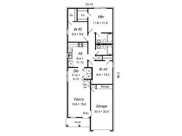 Floor Plan, 061H-0004