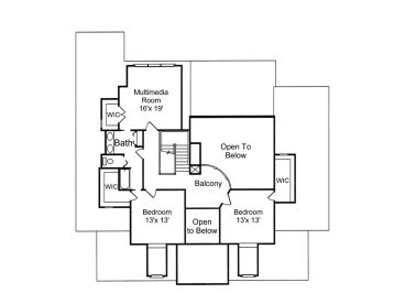2nd Floor Plan, 017H-0014