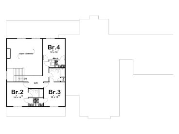 2nd Floor Plan, 050H-0528