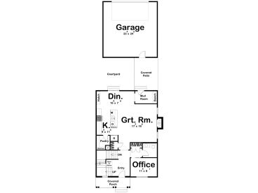 1st Floor Plan, 050H-0402