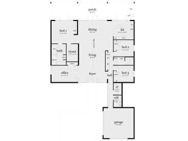 Floor Plan, 052H-0123