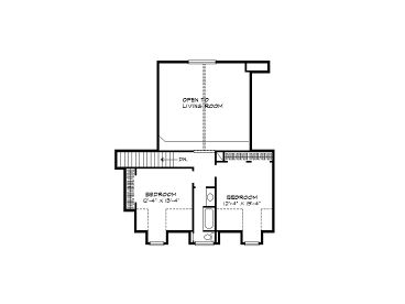 2nd Floor Plan, 008H-0036