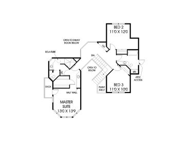 2nd Floor Plan, 013H-0083