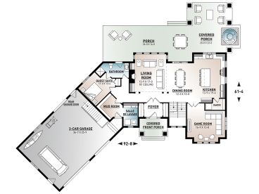 1st Floor Plan, 027H-0475