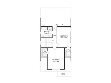 2nd Floor Plan, 062H-0036