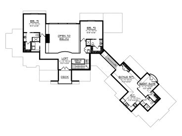 2nd Floor Plan, 020H-0425