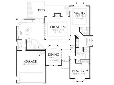 Floor Plan, 034H-0270