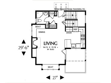 1st Floor Plan, 034G-0014