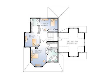 2nd Floor Plan, 027H-0205