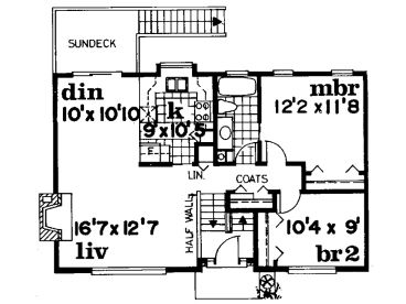 Floor Plan, 032H-0015
