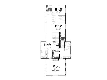2nd Floor Plan, 050H-0360